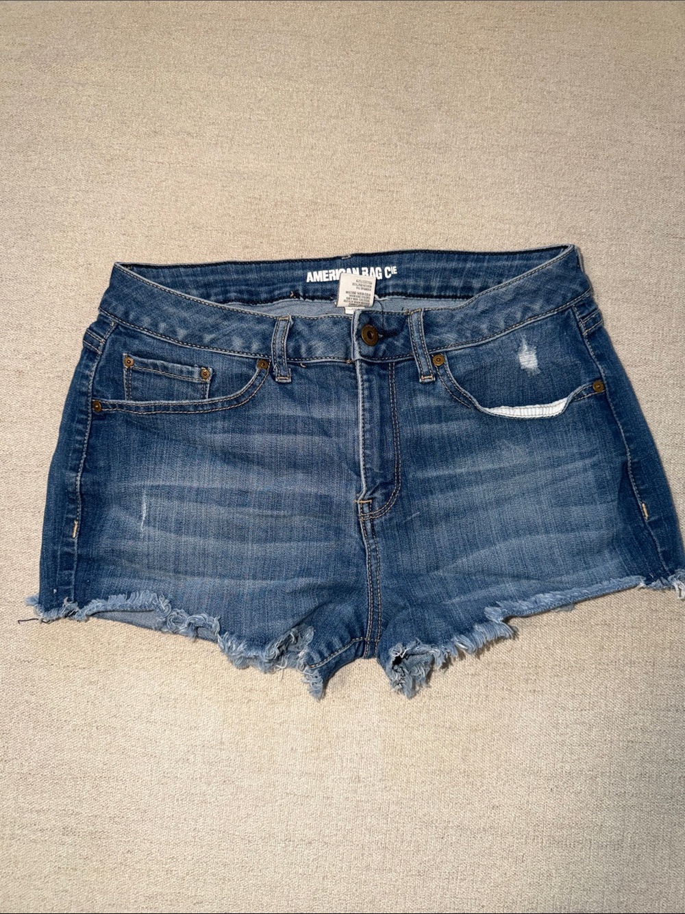 American Rag Distressed Blue Denim Cutoff Shorts